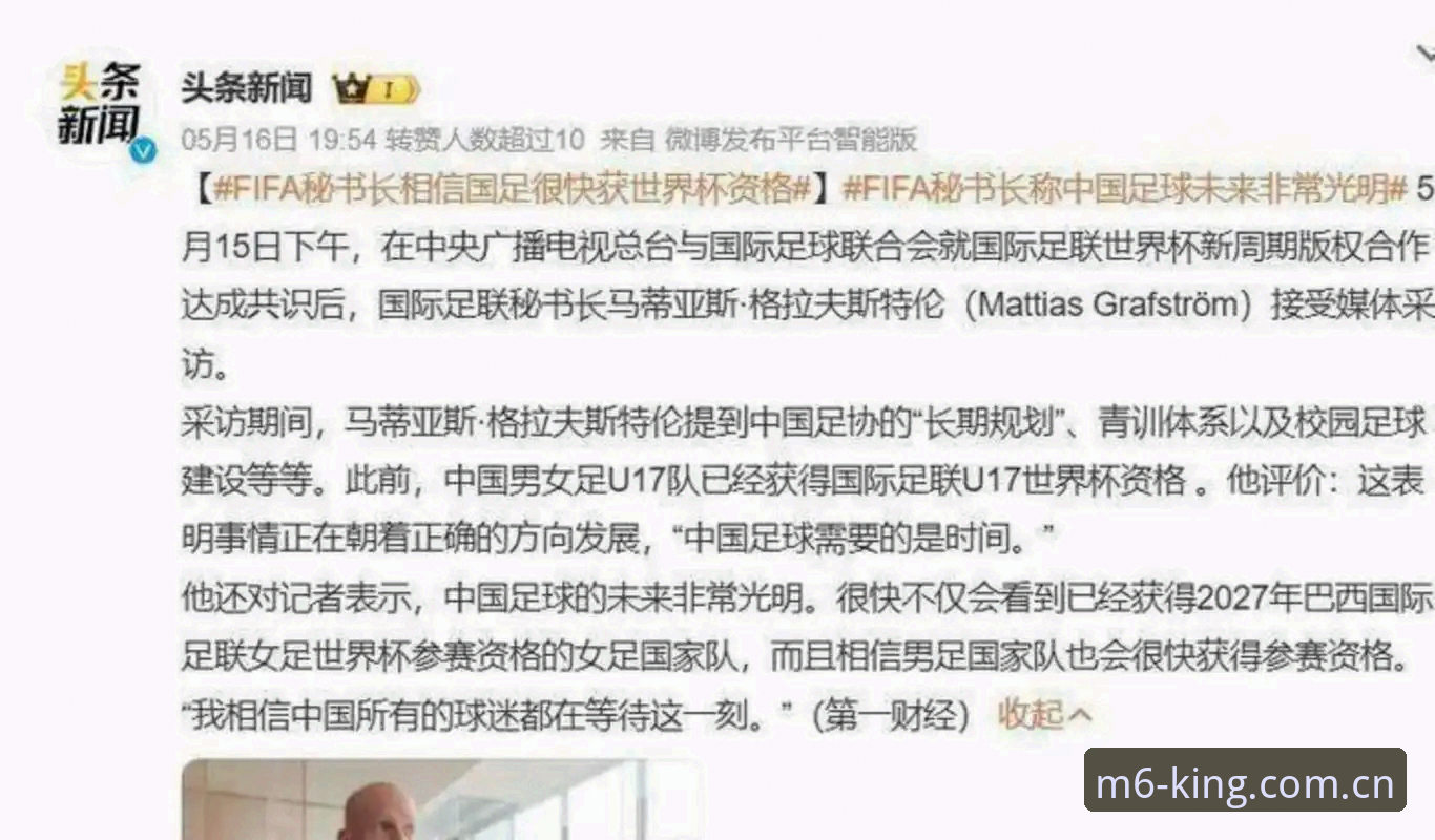 M6B3手机登录iOS版 2030世界杯扩军至66队深度分析:从M6体育平台看中国男足入场机遇与赛事包容性实用指南